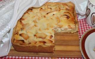 Яблочный пирог со сметанной заливкой — очень вкусный цветаевский десерт