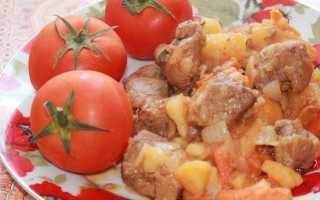 Как приготовить жаркое из свинины с картошкой и грибами: рецепты с фото