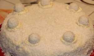 Торт «Рафаэлло» — мягкий и очень вкусный десерт. Пошаговые рецепты и полезные советы