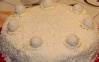 Торт «Рафаэлло» — мягкий и очень вкусный десерт. Пошаговые рецепты и полезные советы