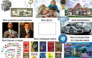 Как сделать коллаж желаний?