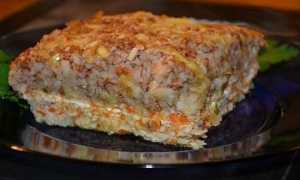 Гречка по-купечески с фаршем, со свининой в духовке и мультиварке