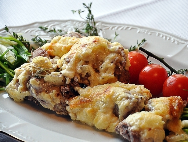 Мясо по-французски из свинины