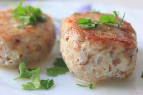 Гречаники с куриным фаршем